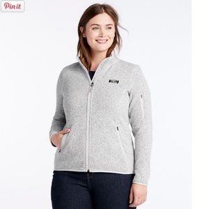 L.L.Bean Fleece Gray Jacket 3X